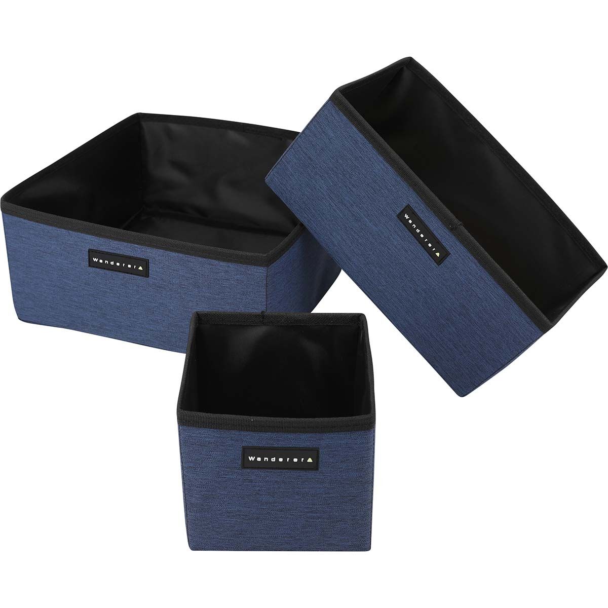 Wanderer Flat Fold Storage Cubes 3 Pack, , bcf_hi-res