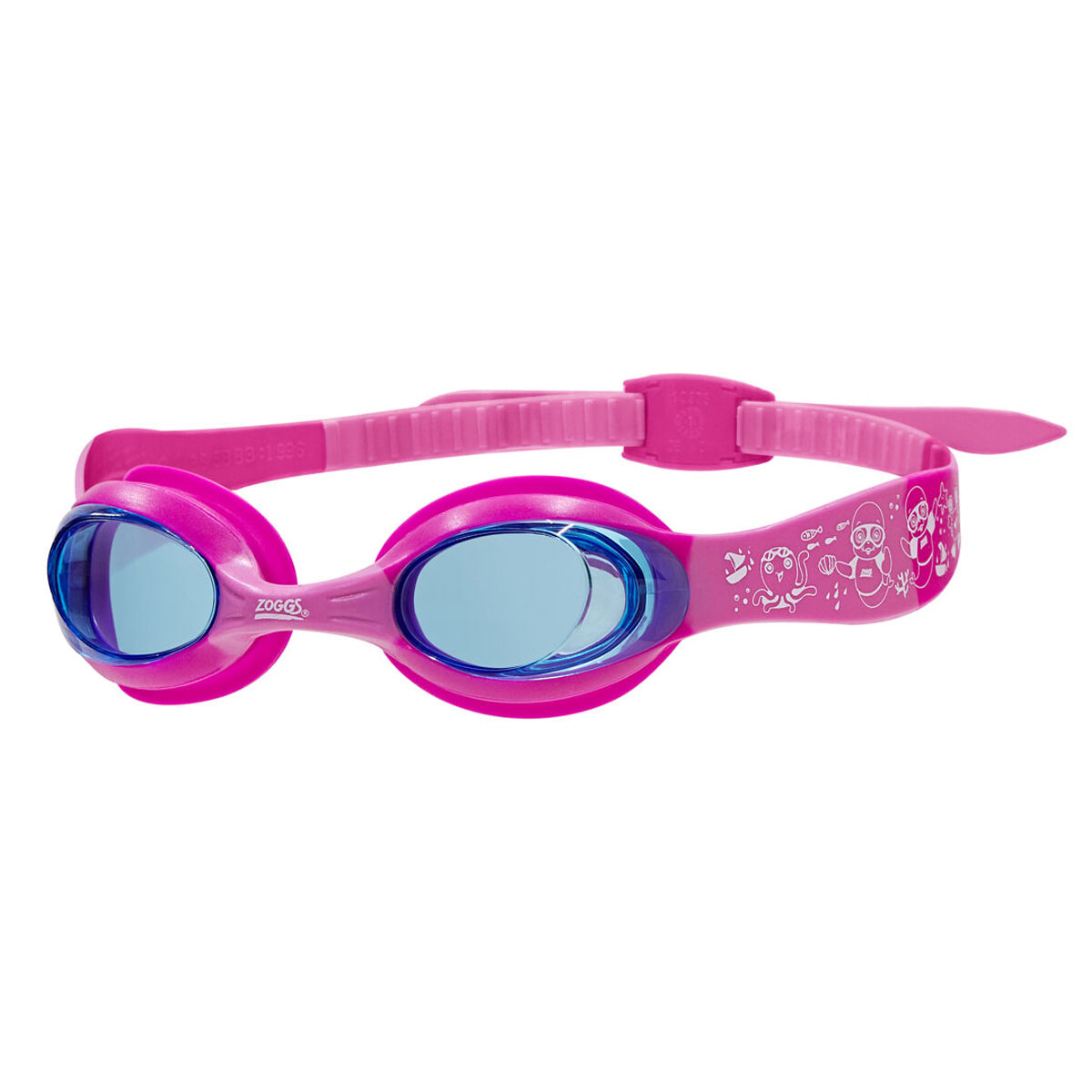 Zoggs Little Twist Junior Swim Goggles - up to 6yrs Blue/Green, , bcf_hi-res