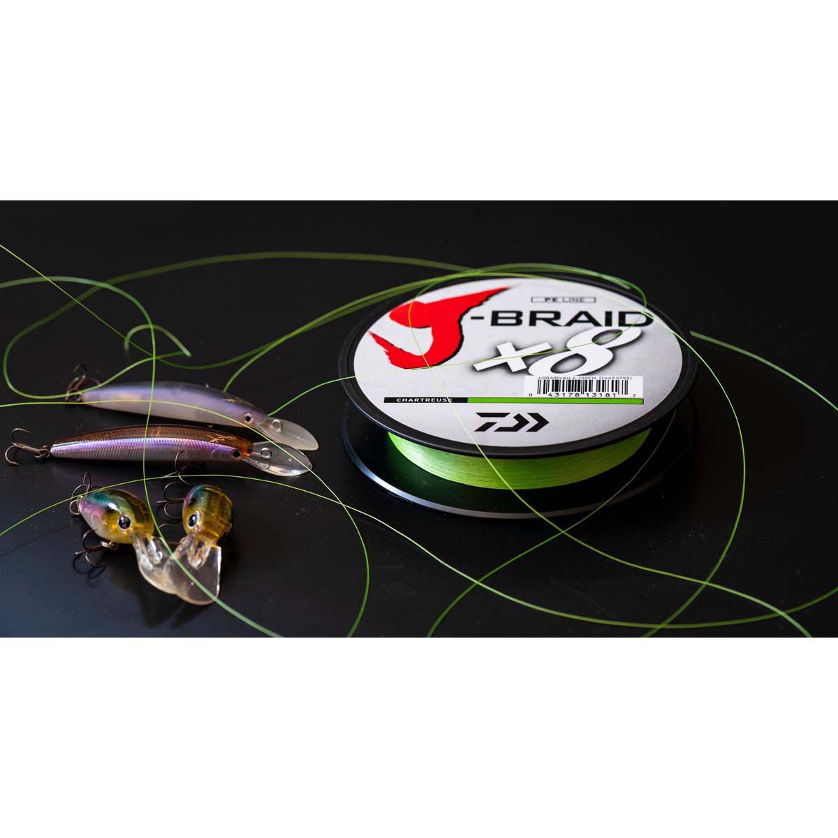 Daiwa J-Braid X8 Chartreuse Braid Line 150m 6lb, , bcf_hi-res