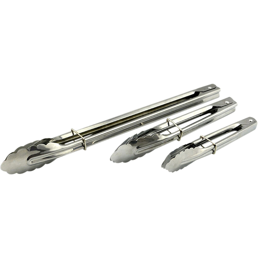Stainless Steel Tong Set 3 Piece | BCF
