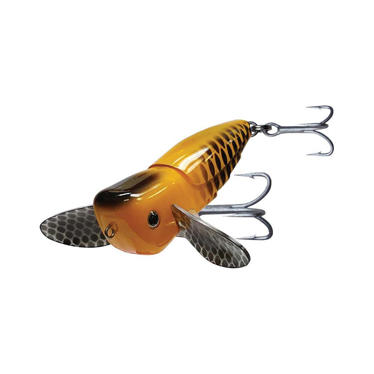 Warlock Cod Hopper Surface Lure 9.8cm Orange Black, Orange Black, bcf_hi-res