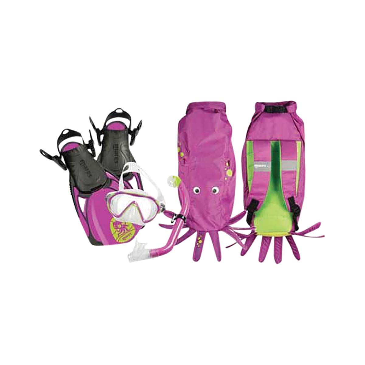 Mares Sea Pals Purple Octopus Snorkel Set, , bcf_hi-res