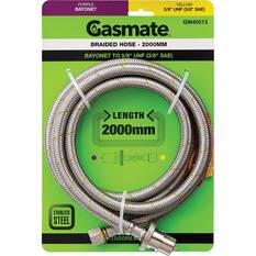 Gasmate Braided Hose with Bayonet to 5/8” UNF (3/8” SAE), , bcf_hi-res