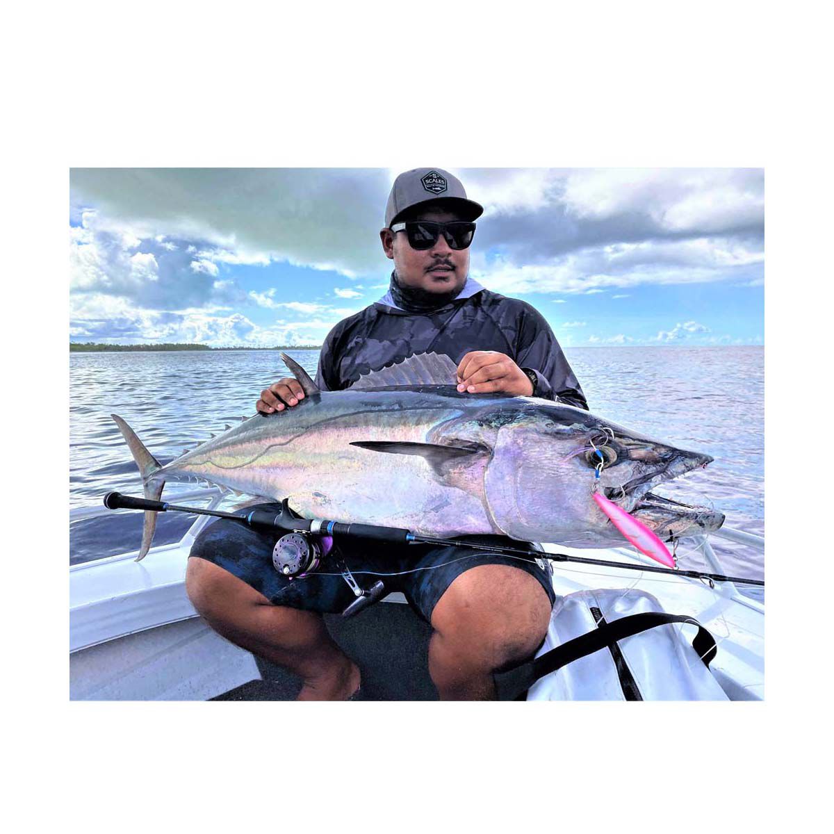 Ocean's Legacy Hybrid Contact Jig Lure 60g Orange, Orange, bcf_hi-res