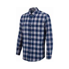 OUTRAK Unisex Flannel Shirt, Blue Check, bcf_hi-res