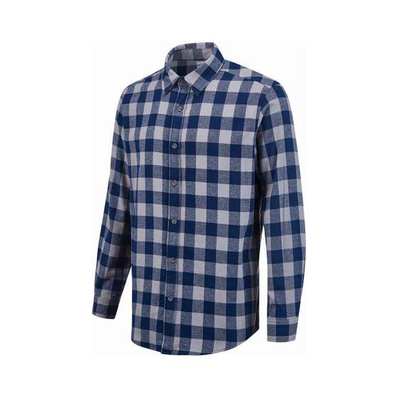 OUTRAK Unisex Flannel Shirt, Blue Check, bcf_hi-res