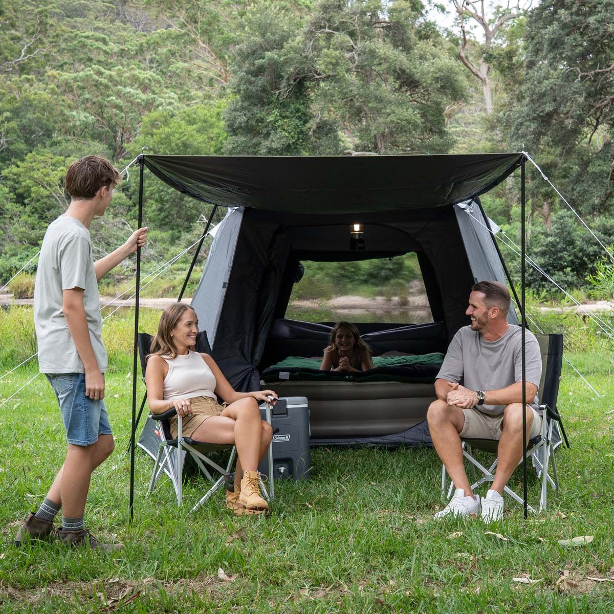 Coleman Darkroom Instant Tent 6 Person, , bcf_hi-res