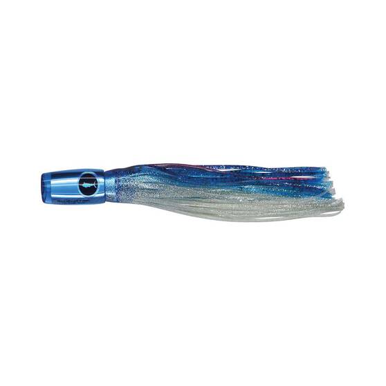 Bluewater Pop Skirted Trolling Lure 8in Blue Silver Pink, Blue Silver Pink, bcf_hi-res