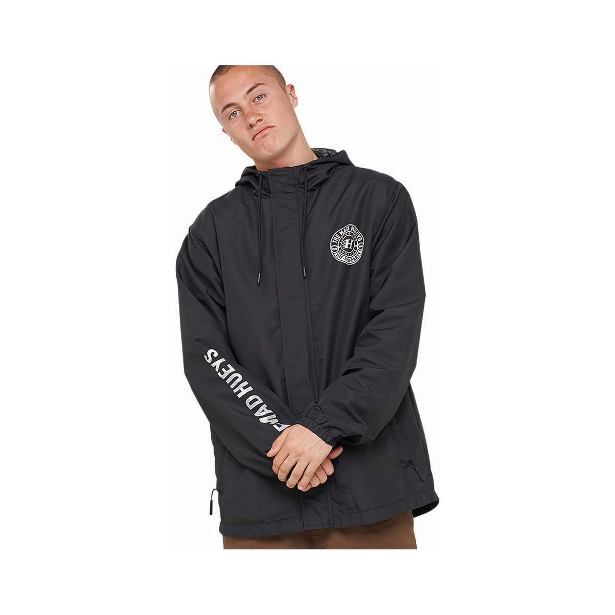 The Mad Hueys Men&rsquo;s Good Life Spray Jacket Black S, Black, bcf_hi-res