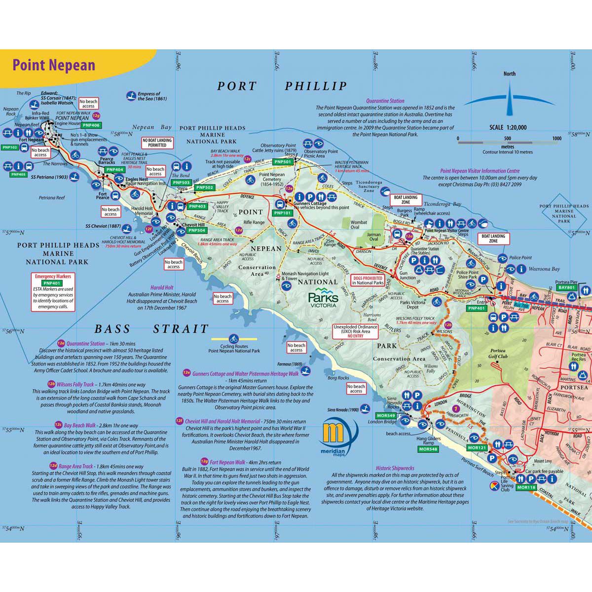 Meridian Maps Mornington Peninsula Walks, , bcf_hi-res