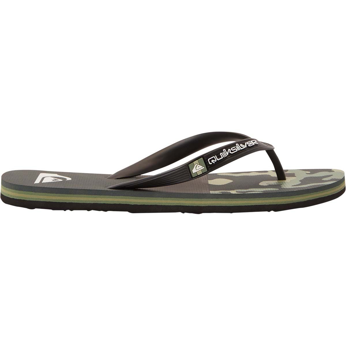 Quiksilver Men&rsquo;s Molokai Art II Thongs, Green, bcf_hi-res