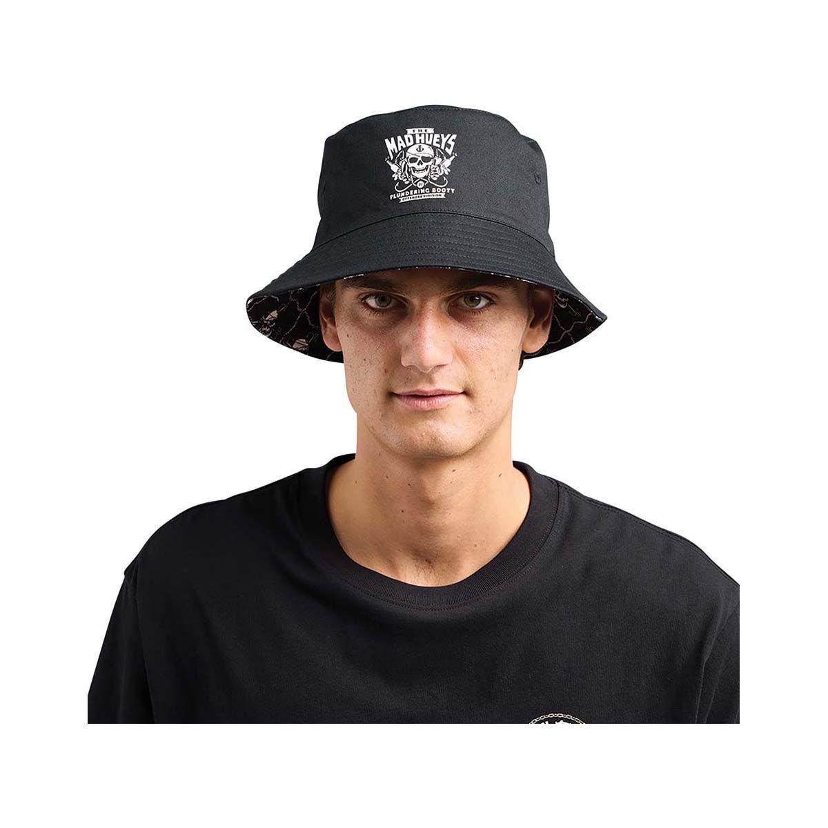 The Mad Hueys Men&rsquo;s Pirate Reversible Bucket Hat, , bcf_hi-res