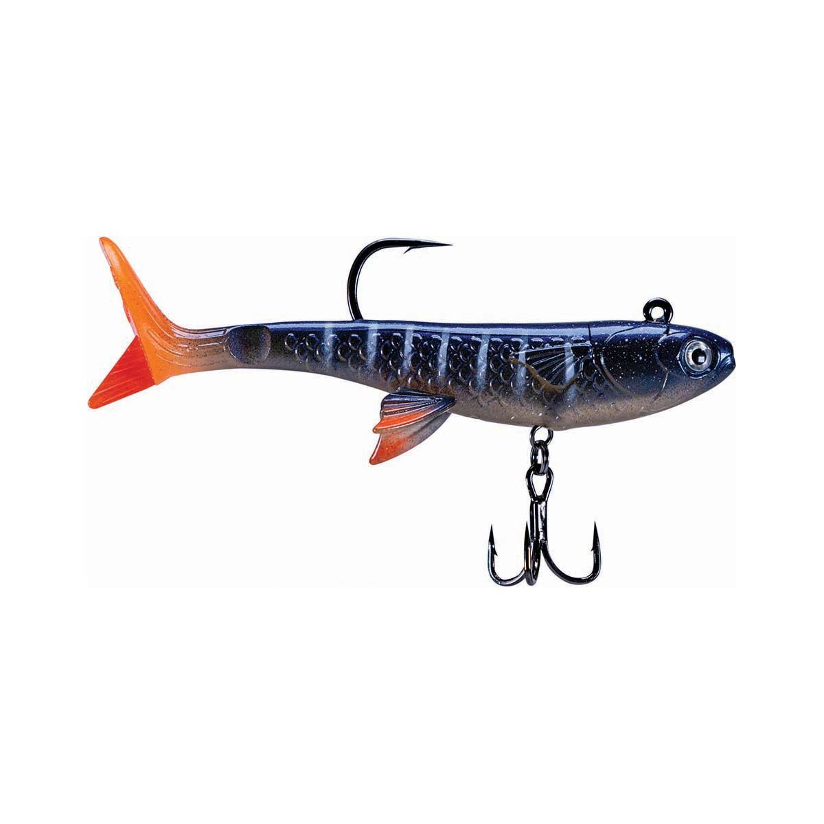 My Lure Box Barra Burner Soft Plastic Lure 120mm Red Claw, Red Claw, bcf_hi-res