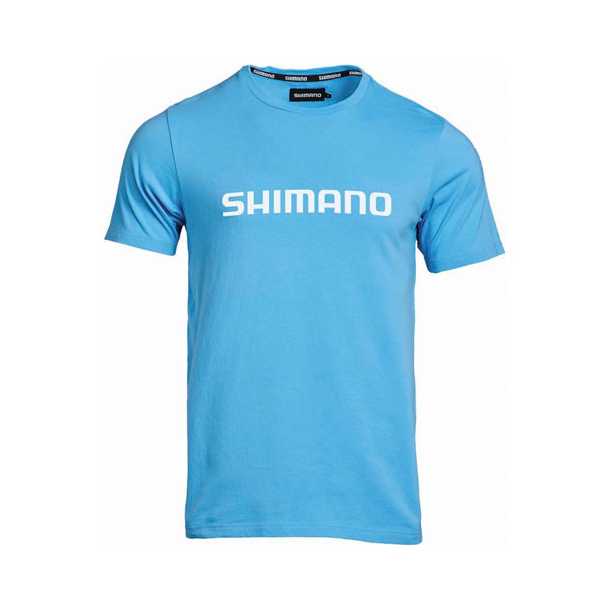 Shimano Men's Logo Short Sleeve Tee Shimano Blue S, Shimano Blue, bcf_hi-res