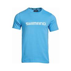 Shimano Men's Logo Short Sleeve Tee Shimano Blue S, Shimano Blue, bcf_hi-res