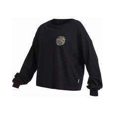 Quiksilver Power Play Long Sleeve Shirt for Women, Black, bcf_hi-res