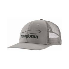 Patagonia Unisex Take A Stand Trucker Hat Forever Grey OSFM, Forever Grey, bcf_hi-res