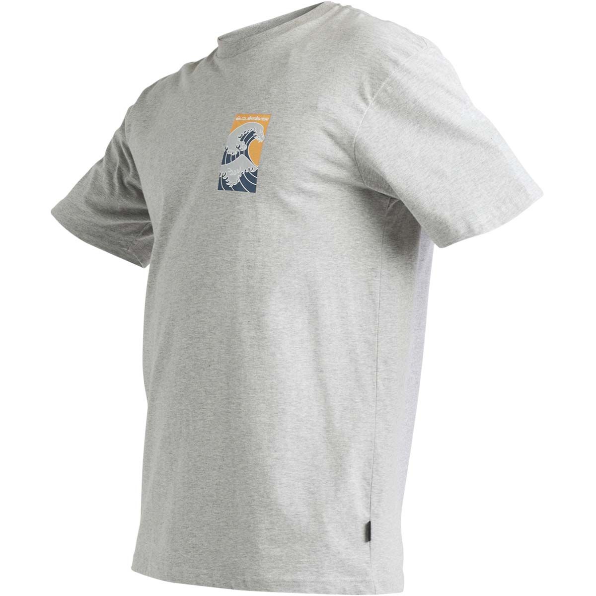 Quiksilver Waterman Men&rsquo;s Tsunami Short Sleeve Tee Grey Heather S, Grey Heather, bcf_hi-res