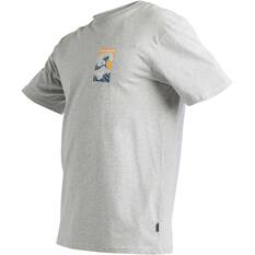 Quiksilver Waterman Men’s Tsunami Short Sleeve Tee, Grey Heather, bcf_hi-res