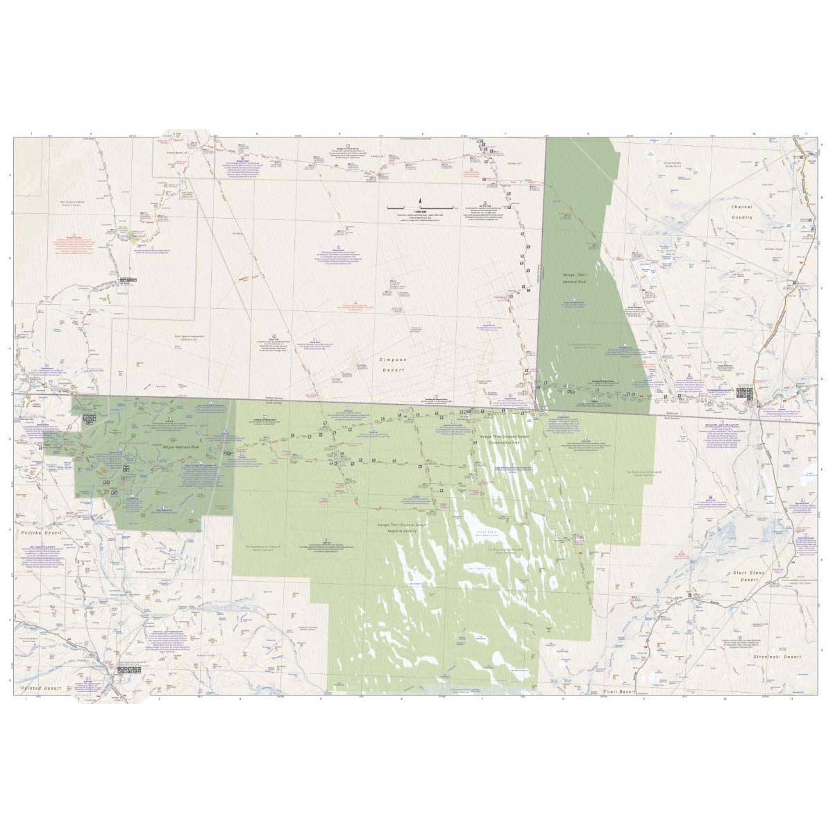 Hema Map Great Desert Tracks Simpson Desert, , bcf_hi-res