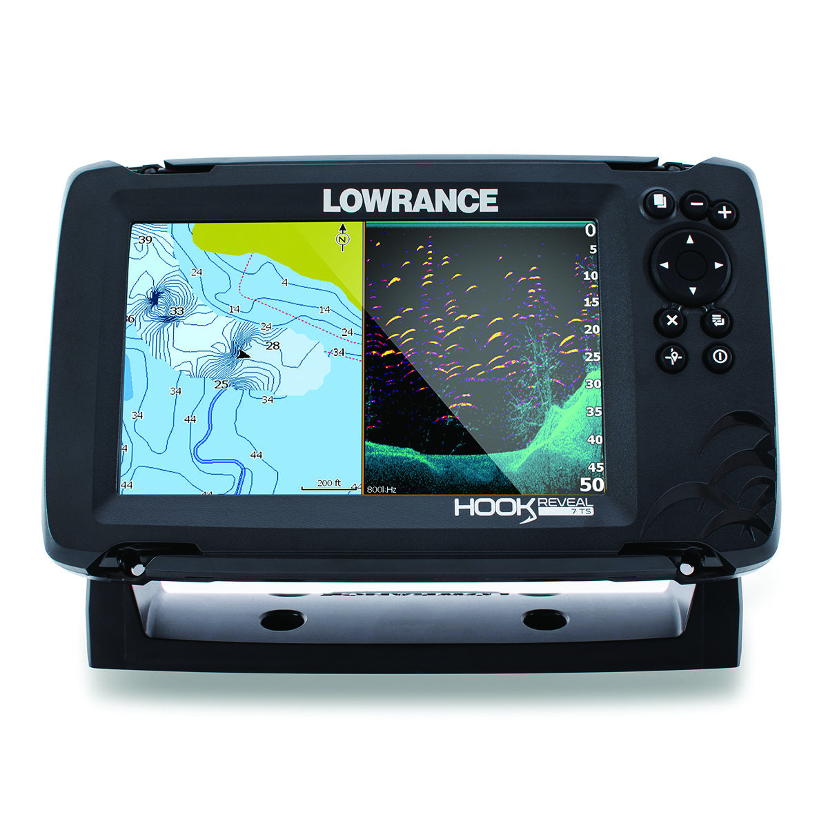 Lowrance Hook Reveal 7 Fish Finder Combo with Triple Shot Transducer