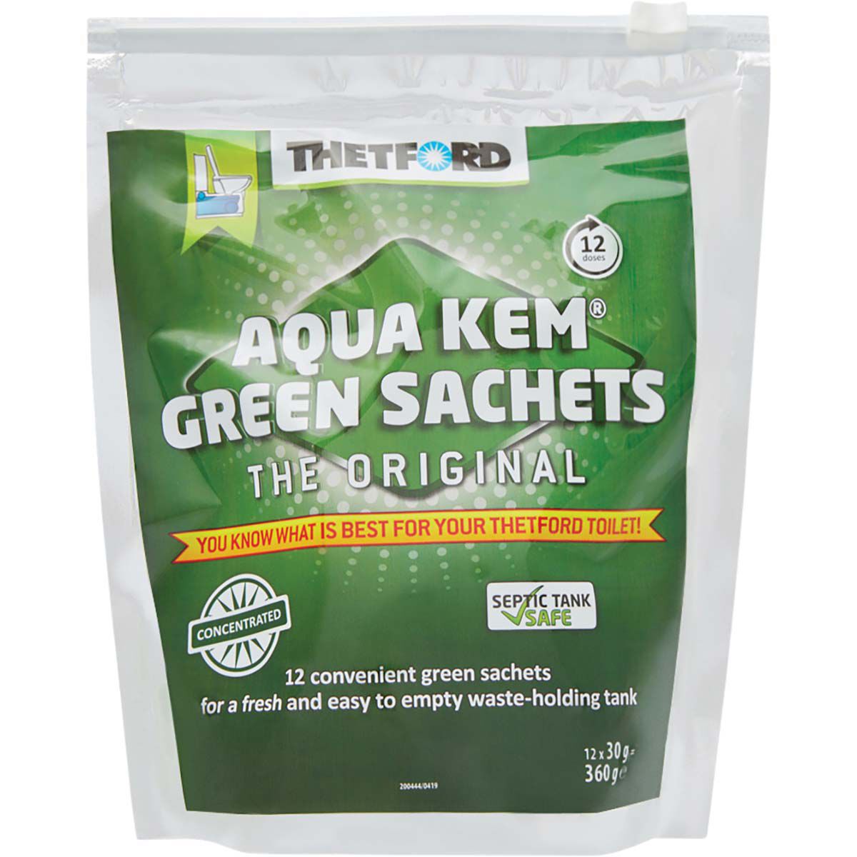 Thetford Aqua Kem Green Sachets 12 Pack, , bcf_hi-res