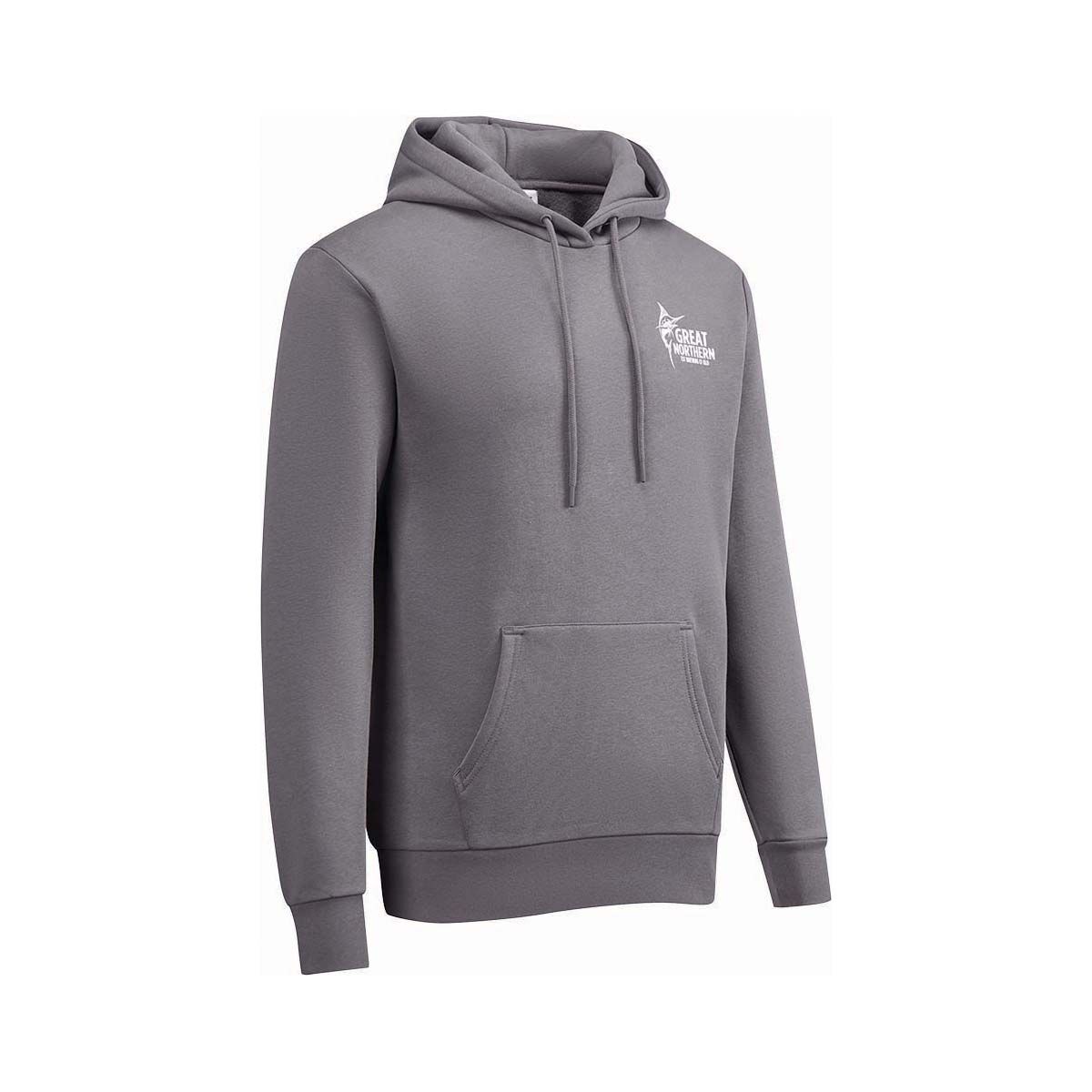 Great Northern Fleece Hoodie, Charcoal, bcf_hi-res