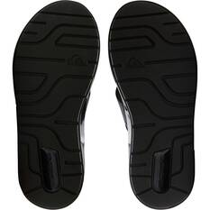 Quiksilver Men’s Mathodic Recovery Sandals, Black, bcf_hi-res