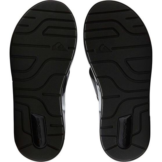 Quiksilver Men’s Mathodic Recovery Sandals, Black, bcf_hi-res