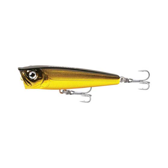 Fishcraft Snoop Pop Surface Lure 65mm Black and Gold, Black and Gold, bcf_hi-res