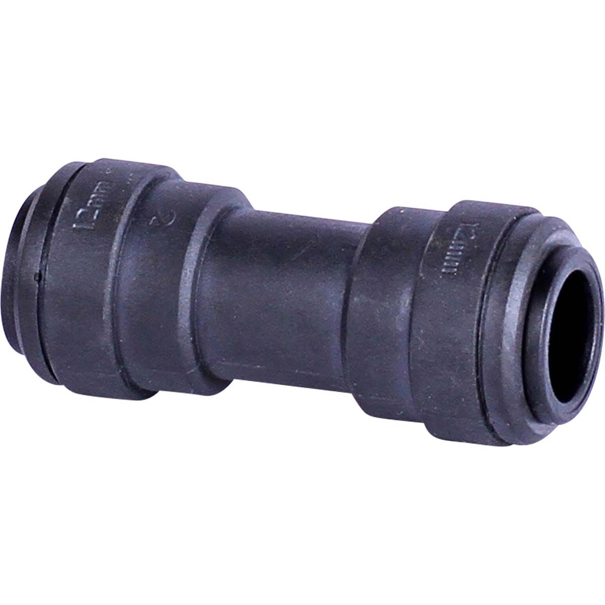 Aussie Traveller Push Fit Straight Connector 12mm, , bcf_hi-res