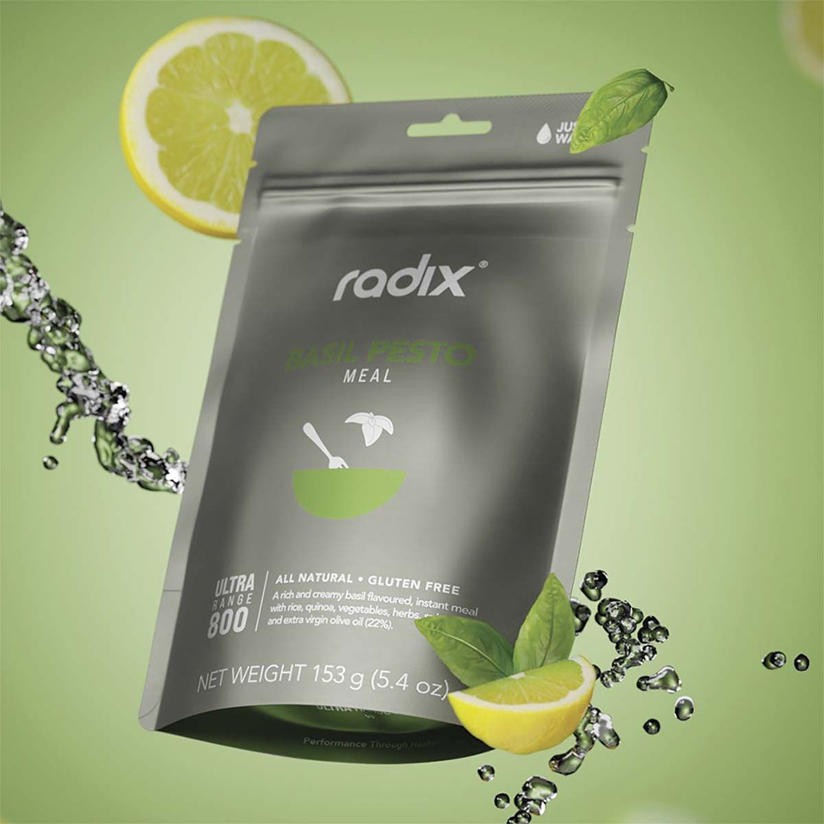 Radix Nutrition Freeze Dried Basil Pesto Ultra 800kcal, , bcf_hi-res