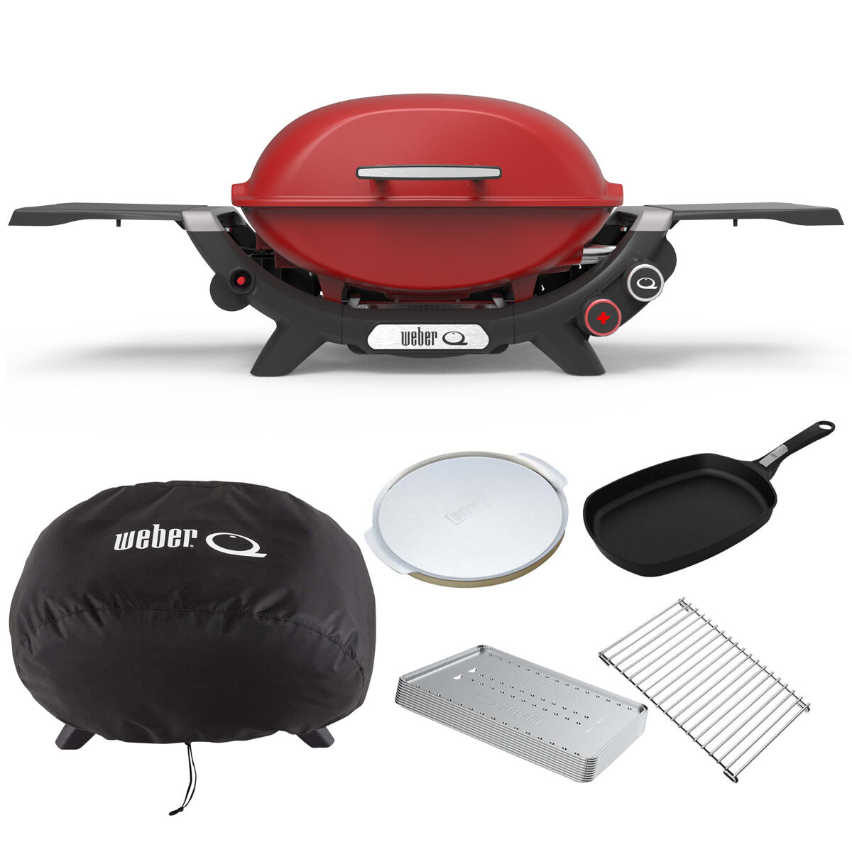 Weber Q Q2600N Flame Red Starter Set