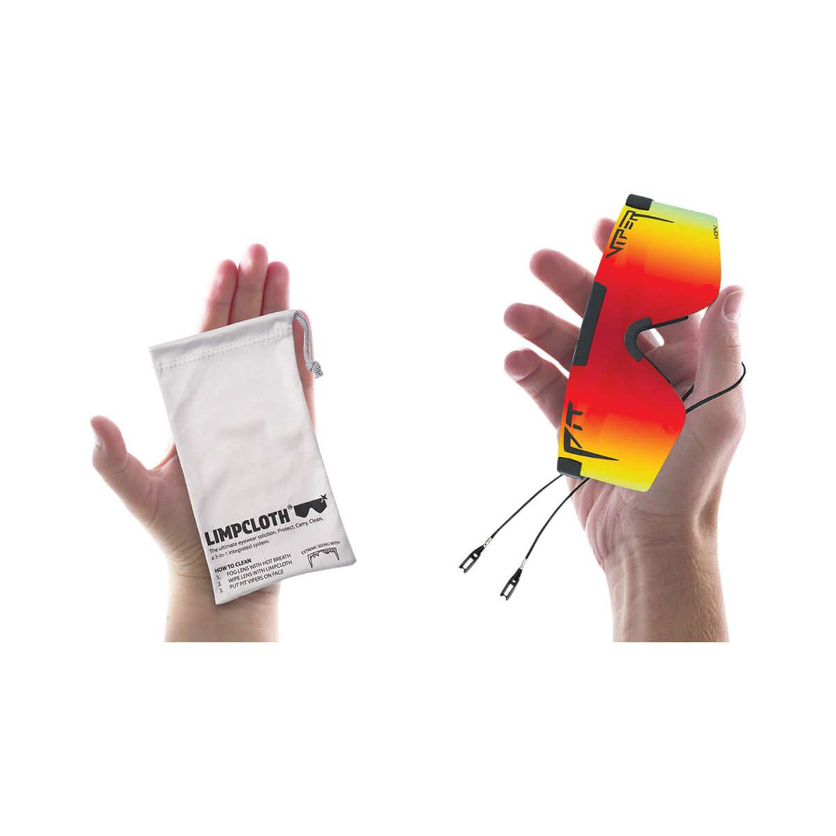 Pit Viper The Exec Original Polarised Sunglasses Narrow Rainbow, Rainbow, bcf_hi-res