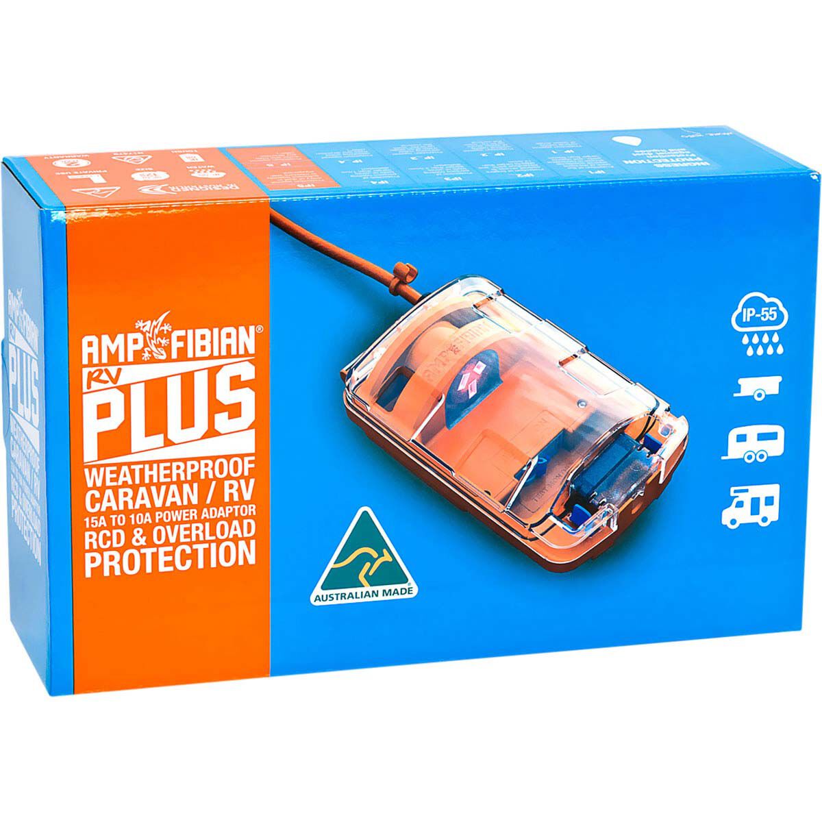 Ampfibian RV-Plus Outdoor 15A to 10A Adaptor, , bcf_hi-res