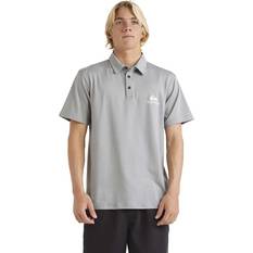 Quiksilver Men's Baitball Polo Rashie, Sharkskin, bcf_hi-res