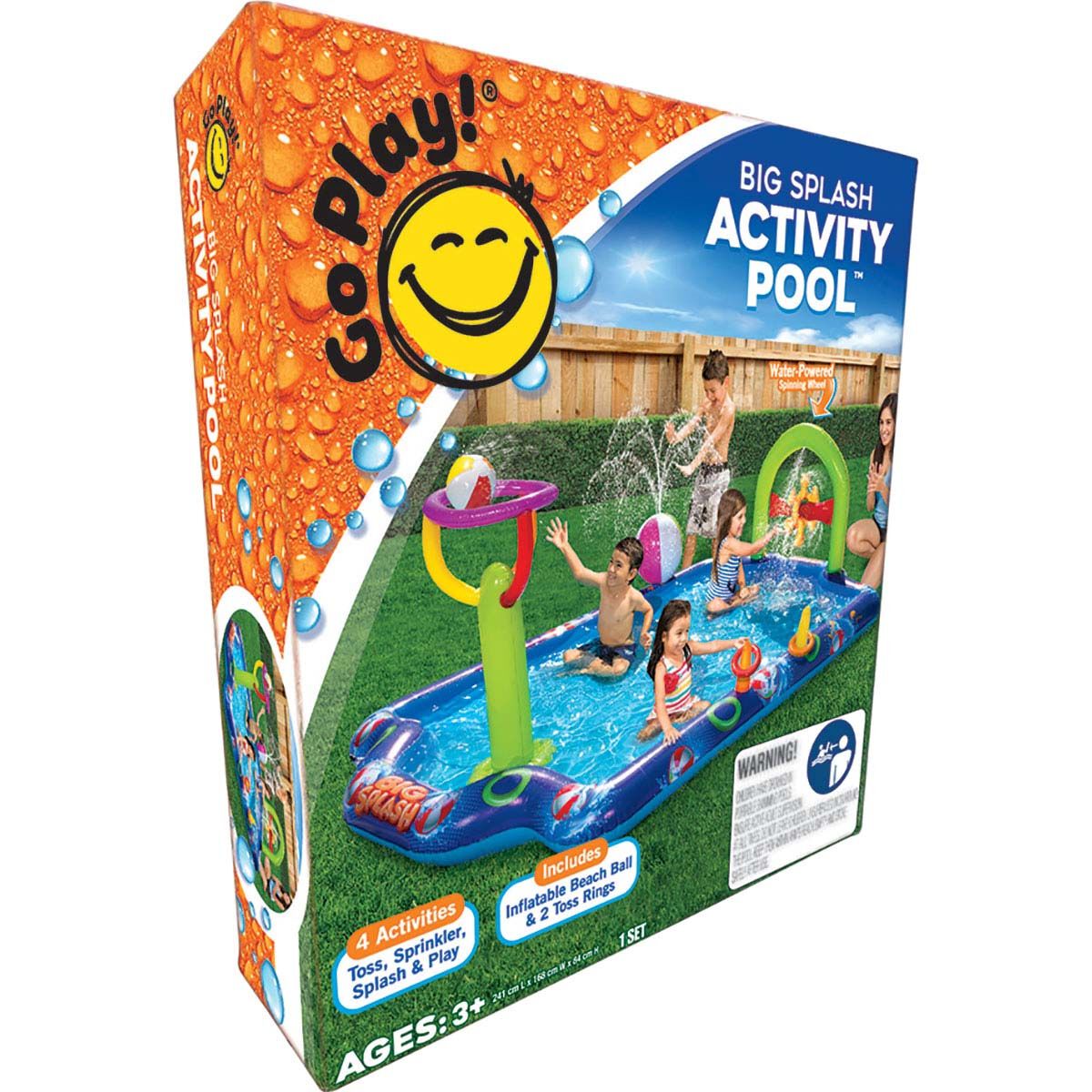 Go Play! Big Splash Inflatable Activity Pool, , bcf_hi-res
