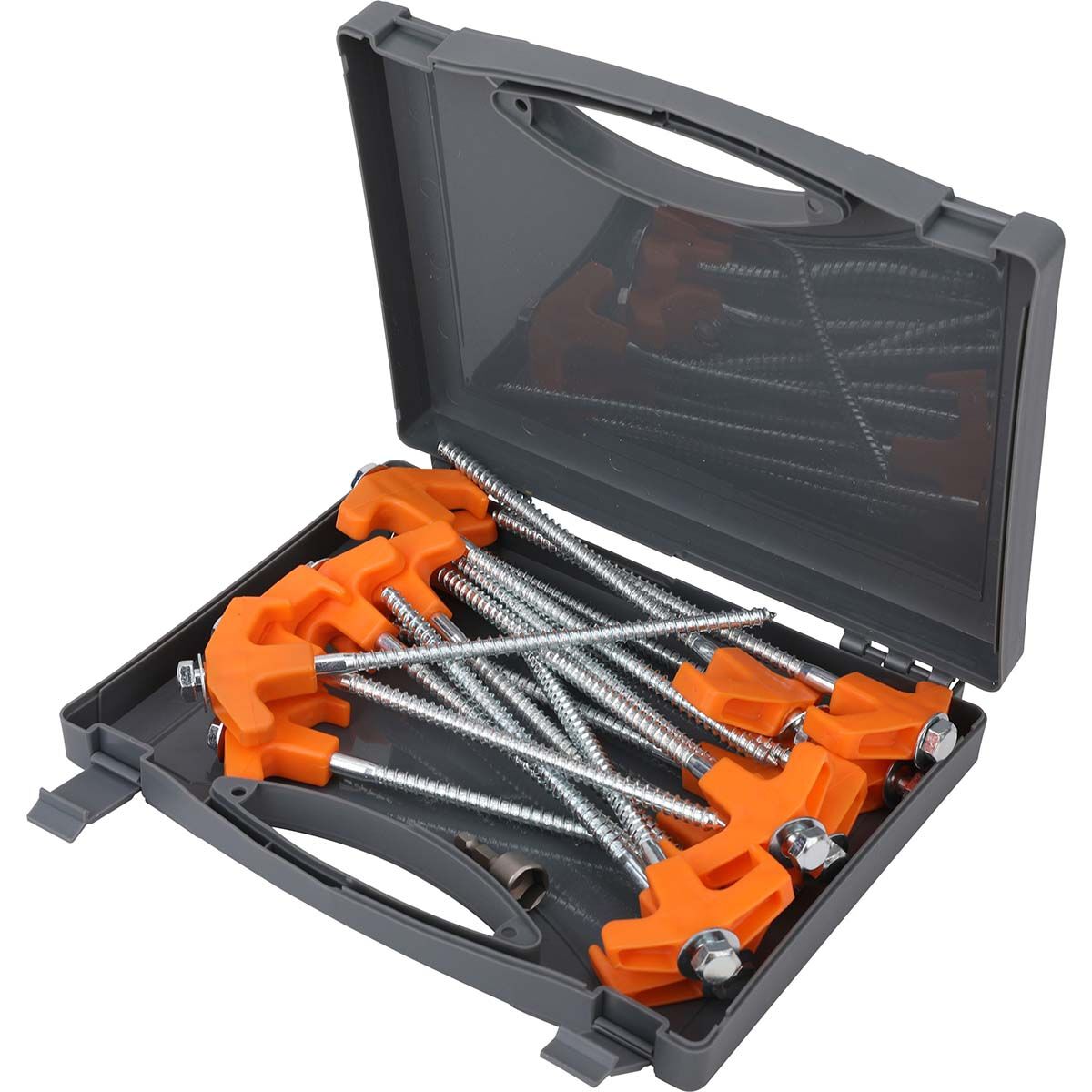 Wanderer 200mm Screw-in Tent Pegs 15 Pack, , bcf_hi-res