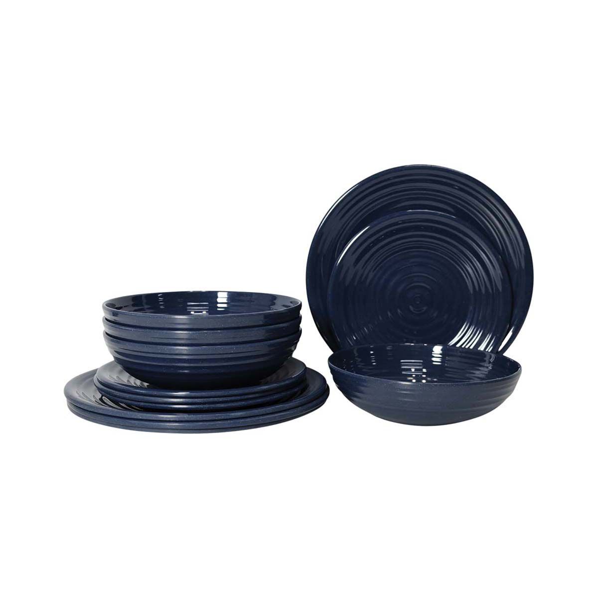 Wanderer Bamboo Melamine 12 Piece Dinner Set, , bcf_hi-res