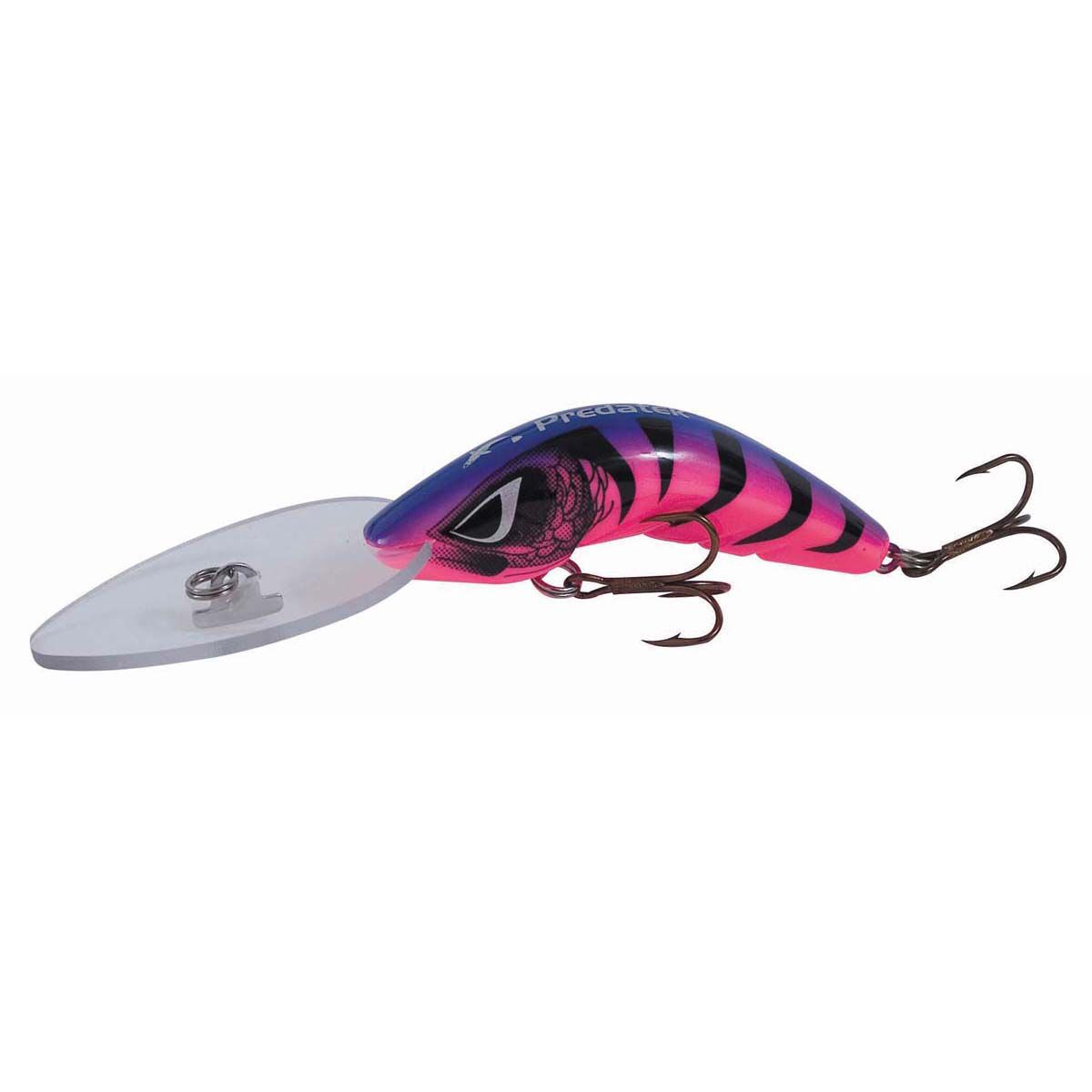 Predatek Boomerang Ultra Deep Hard Body Lure 80mm Purple Thing 80mm, Purple Thing, bcf_hi-res