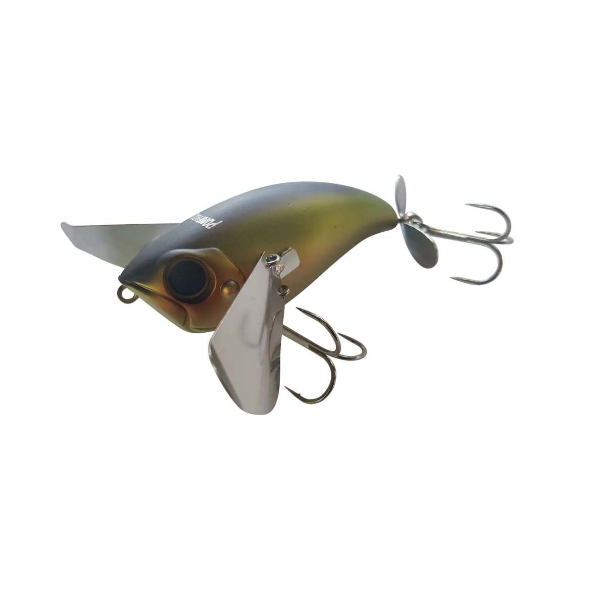 Jackall Micro Pompadour Surface Crawler Lure 42mm Brown Dog, Brown Dog, bcf_hi-res