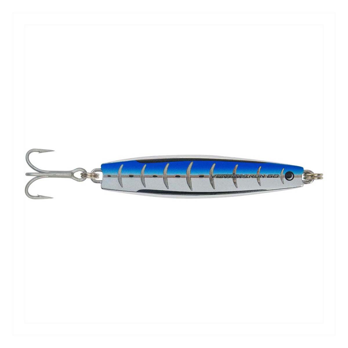 Samaki Vortex Iron Casting Lure 25g Blue White, Blue White, bcf_hi-res