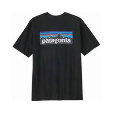 Patagonia Men's P-6 Logo Responsibili-Tee Black XS, Black, bcf_hi-res