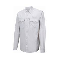 Daiwa Men’s Long Sleeve Fishing Shirt, Grey, bcf_hi-res
