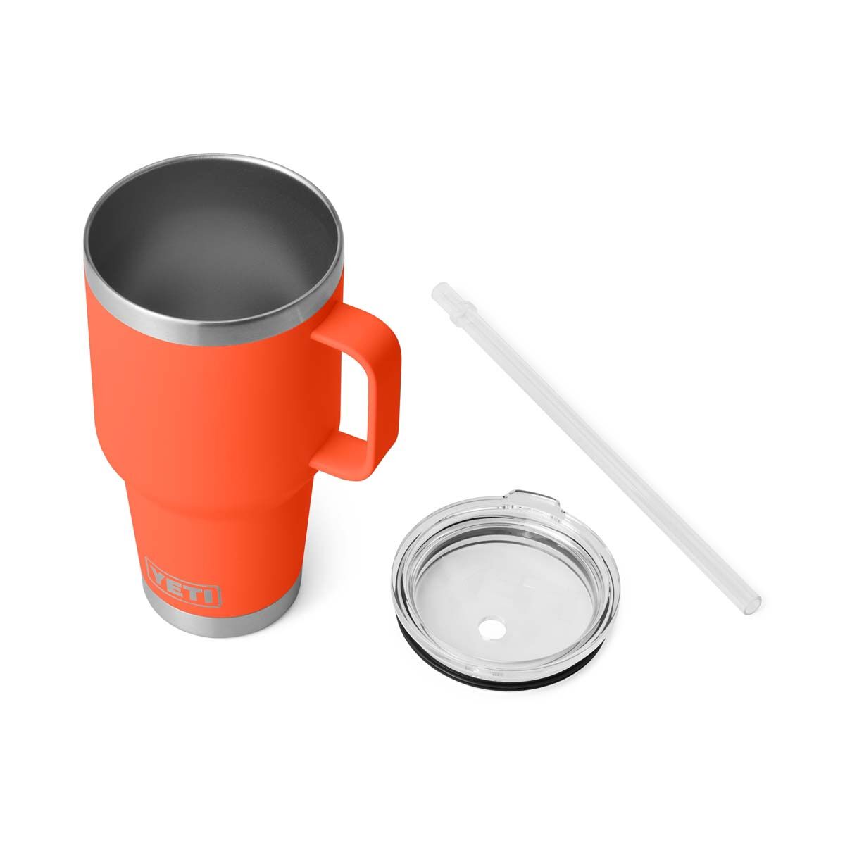 YETI&reg; Rambler&reg; Straw Mug 35 oz (1 L) Papaya, Papaya, bcf_hi-res