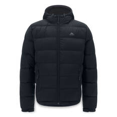 Macpac Men's Hooded Halo Down Jacket Black S, Black, bcf_hi-res