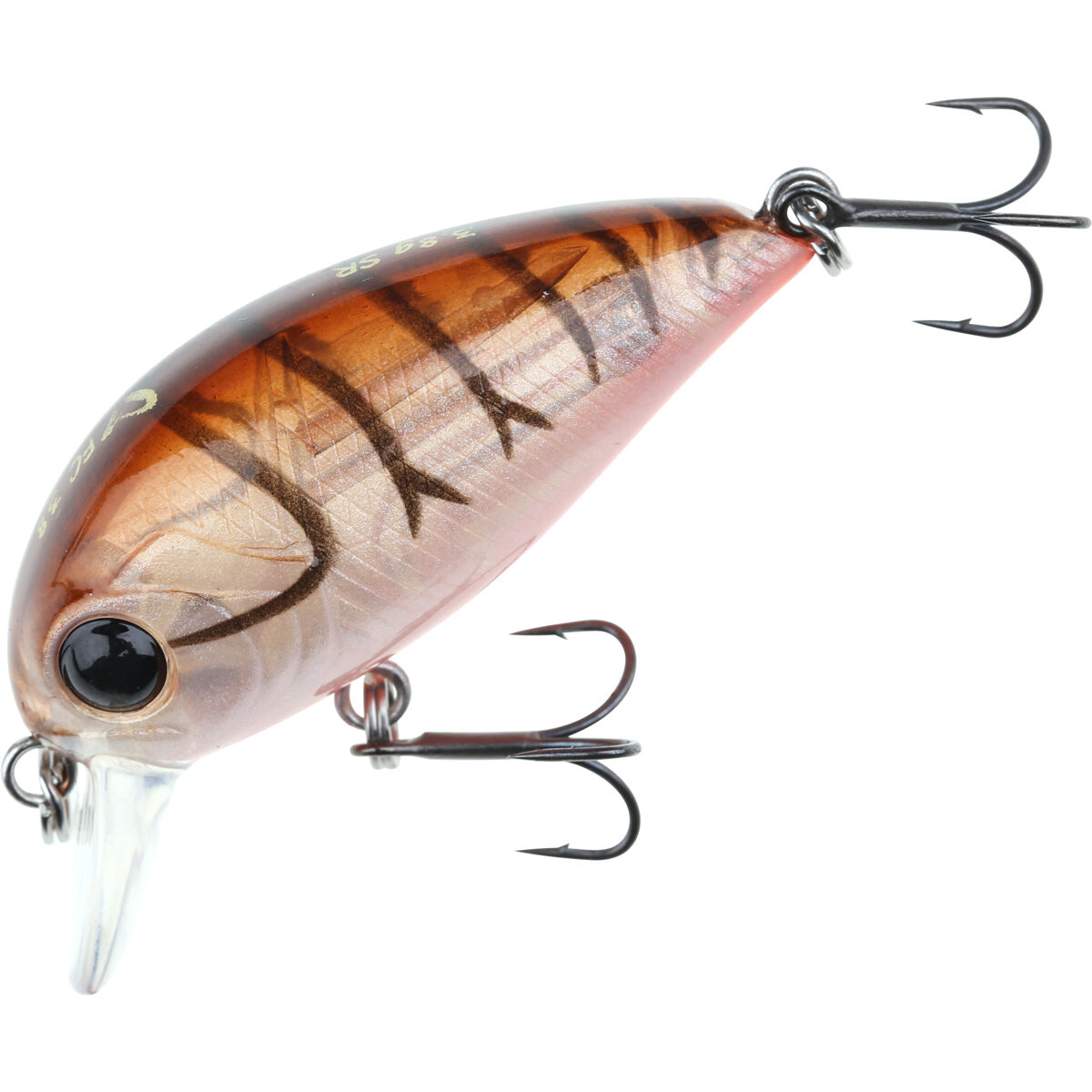Savage Fat Head Crank Shallow Runner Hard Body Lure 3.8cm Brown Shrimp