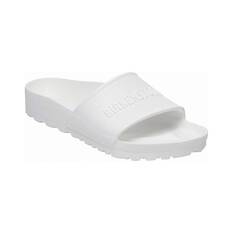 Birkenstock Unisex Barbados EVA Slides, White, bcf_hi-res