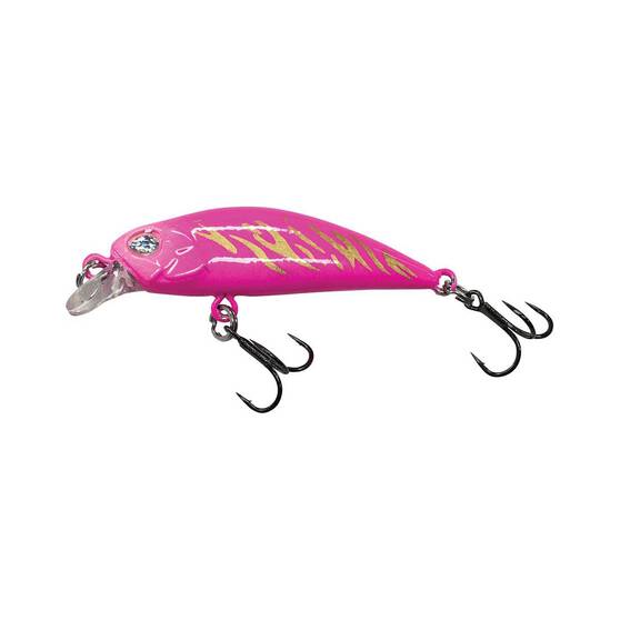 Asari Iron Head Hard Body Lures 4cm S Pink Tiger, Pink Tiger, bcf_hi-res