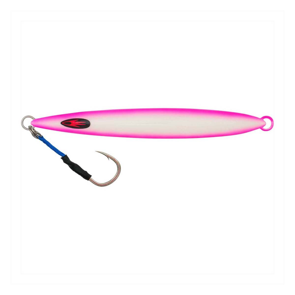 Samaki Ribcage Long Jig Lure 300g Glowing Pink, Glowing Pink, bcf_hi-res